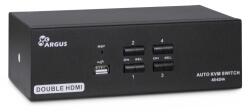 Inter-Tech Switch KVM Inter-Tech AS-42HA, 8 x HDMI, Black (88887244)