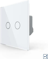 LIVOLO Intrerupator Dublu Cap Scara / Cruce cu Touch LIVOLO - Serie Noua (vl-fc2s-2g-2w)