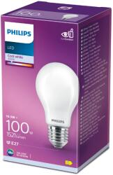 Philips Classic A60, E27, 100 W, hideg fehér