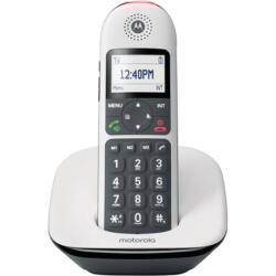Motorola Telefon Fix MOTOROLA Telefon fara fir, Motorola, 107CD5001, DECT, alb/negru, 750mAh (G31000X18W1AWE)
