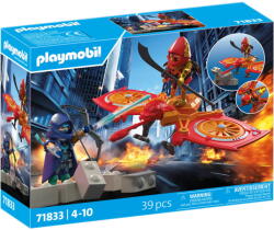 Playmobil Jucarie creativa PLAYMOBIL Playmobil 71833 Heroes: Hero drone against evil ninja (71833)