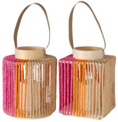 Boltze Nista LED-es lámpás narancssárga pink natúr 2 féle 1 db
