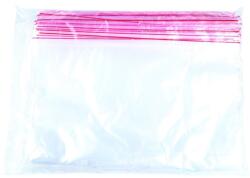 Office Products Pungi plastic cu fermoar pt sigilare, 350x450mm, 40microni, 100buc/set, Office Products-transparente (OF-15078015-90)