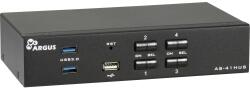 Inter-Tech Switch KVM Inter-Tech AS-41HUS, 4 x HDMI, Black (88887411)