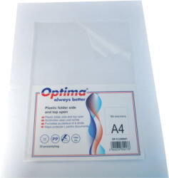 Optima Mapa protectie "L" pentru documente A4, 90 microni, 25/set, Optima - transparent (OP-51209041)
