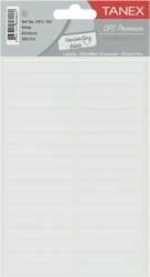 Tanex Etichete autoadezive, 6 x 49 mm, 380 buc/set, TANEX, alb (TX-OFC-102-WH)