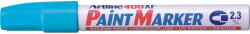 Artline Marker cu vopsea ARTLINE 400XF, corp metalic, varf rotund 2.3mm - bleu (EK-400XF-LBL) - forit