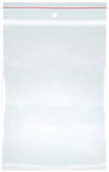Office Products Pungi plastic cu fermoar pt sigilare, 215x330mm, 40microni, 100buc/set, Office Products-transparente (OF-15076815-90)