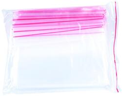 Office Products Pungi plastic cu fermoar pt sigilare, 150x220mm, 40microni, 100buc/set, Office Products-transparente (OF-15074415-90)