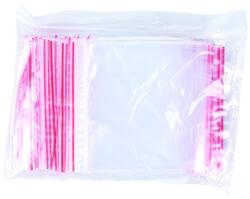 Office Products Pungi plastic cu fermoar pt sigilare, 100x100mm, 40microni, 100buc/set, Office Products-transparente (OF-15072815-90)