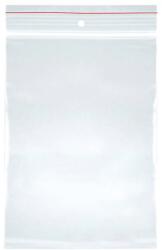 Office Products Pungi plastic cu fermoar pt sigilare, 100x200mm, 40microni, 100buc/set, Office Products-transparente (OF-15073415-90) - forit