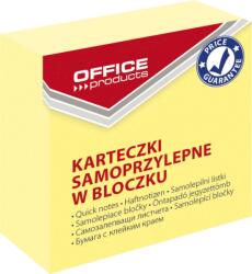 Office Products Cub notes autoadeziv 50 x 50 mm, 400buc/set, Office Products - galben pastel (OF-14048411-06)