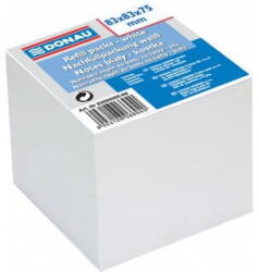 DONAU Rezerva cub hartie 83x83x75mm, DONAU - hartie culoare alba (DN-8309000-09)