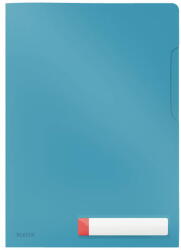 Leitz Mapa protectie LEITZ Cosy, deschidere L, PP, A4, 40 coli, cu eticheta, 3 buc/set, albastru celest (L-47080061)