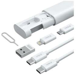 Ttec Set cabluri ttec - Multi Functional 7in1, alb (8694470828213)
