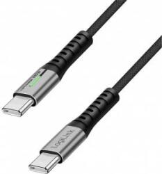 LogiLink USB-C 20 Gb/s, 100W 2.0m braided cable black