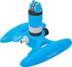 AQUACRAFT Kerti locsolófej, Aquacraft 270150 Prémium, kék, forgó 360°, 5 permetezési mód, állítható szektorszórás, maximum 315 m2 öntözési terület (TC211656)