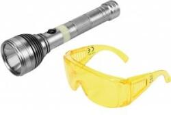 TOYA 3w rechargeable uv flashlight and glasses