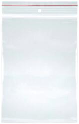 Office Products Pungi plastic cu fermoar pt sigilare, 300x400mm, 40microni, 100buc/set, Office Products-transparente (OF-15077815-90) - forit
