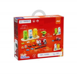 Marioinex Jucarie creativa Marioinex Marioinex Mini Waffle City Building Blocks Firefighter action, 148 pieces (5903033906286)