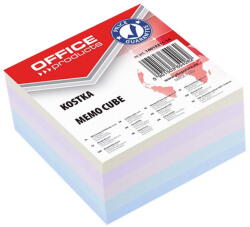 Office Products Cub hartie 85x85x40mm, Office Products - hartie culori pastel asortate (OF-14053311-99) - forit
