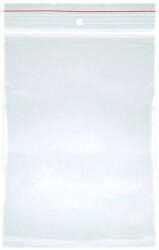 Office Products Pungi plastic cu fermoar pt sigilare, 550x550mm, 40microni, 100buc/set, Office Products-transparente (OF-15078615-90)