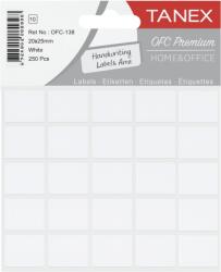 Tanex Etichete autoadezive, 20 x 25 mm, 80 buc/set, TANEX, alb (TX-OFC-138-WH)