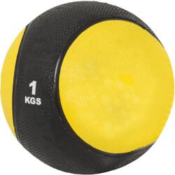 Gorilla Sports Medicinlabda sárga/fekete 1 kg (100339-00015-0004) - kokiskashop