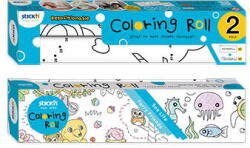 Hopax Set role autoadezive pentru colorat, 315x3550mm + 140x2440mm, Stick"n - Furry Friends/Sea Life (HO-29061)