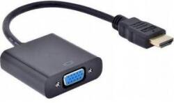 PremiumCord HDMI to VGA Converter with 3.5mm Stereo Jack Sound, Black