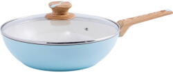 Myria Tigaie WOK MYRIA MC4081, 28CM, INVELIS CERAMIC, ALBASTRU (MC4081)