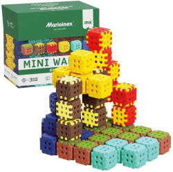 Marioinex Jucarie creativa Marioinex Set Blocuri Educationale, Marioinex, Mini Waffle Blocks, Numar De Piese 302, Varsta Copilului De La 3 Ani, Material Cauciuc, Intretinere Se Poate Spala Sub Apa Curenta Cu Sa