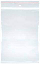 Office Products Pungi plastic cu fermoar pt sigilare, 450x500mm, 40microni, 100buc/set, Office Products-transparente (OF-15078415-90)