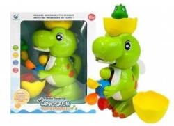 Leantoys Kąpielowy Dinozaur Młynek Tryskający Wodą