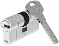 YALE 2100 patentált cilinder, 40x50 mm, 10 csapos, Sárgaréz, 5 kulcs lenyomattal, Nikkelezett (10-2172-4050-00-2201)
