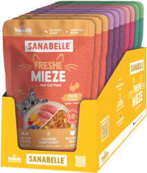  Freshe Mieze 10x100g Freshe Mieze Cat nedves macskatáp mix 5 változattal