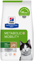 Hill's Prescription Diet 8kg Hill's Prescription Diet j/d Metabolic + Mobility csirke száraz macskatáp