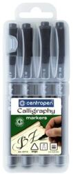 Centropen Marker caligrafic CENTROPEN 8772 - set 4 buc