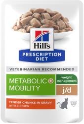 Hill's Prescription Diet 48x85g Hill's Prescription Diet j/d Metabolic + Mobility csirke nedves macskatáp