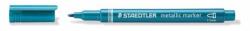 STAEDTLER Marker decorativ, 1-2 mm, vârf conic, STAEDTLER "8323", albastru metalizat