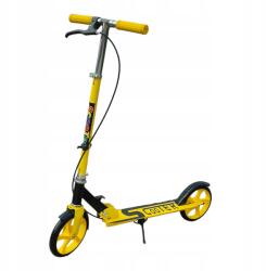 Azaris Roller, Azaris, nagy 200mm-es kerekekkel, alumínium szerkezettel, állítható 85-95cm, hordozható, sárga (cenoman_5906112244224)