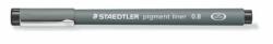 STAEDTLER Liner, 0, 8 mm, STAEDTLER „Pigment Liner, negru