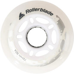 Rollerblade Roți inline Mobeams Led White 72 mm / 82A 4-Pack