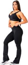 Nebbia Colanți pentru femei Bubble Butt Flared Pants 2.0 POWER LIFT 308 black M