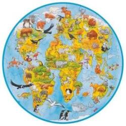 Goki Puzzle XXL world - round