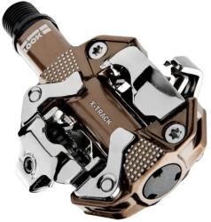 Look X-Track Gravel Edition MTB XC és gravel patentpedál, SPD kompatibilis, bronzbarna, 450g
