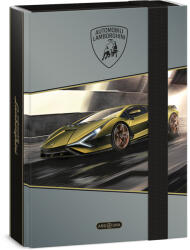 Ars Una Ars Una: Sárga Lamborghini mintás füzetbox A/5 (50865239)