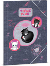 Ars Una Ars Una: Think Pink cuki cicás gumis dosszié A/4-es méret (50215195)