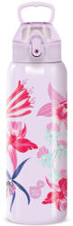 Ars Una Ars Una: 3D Beach Flowers lila duplafalú fémkulacs 700ml (56695496)