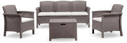 Leziter Venus II 5 seater set de mobilier de grădină cappuccino (LBIV2GAR-TA_LBIV3K-CAP)